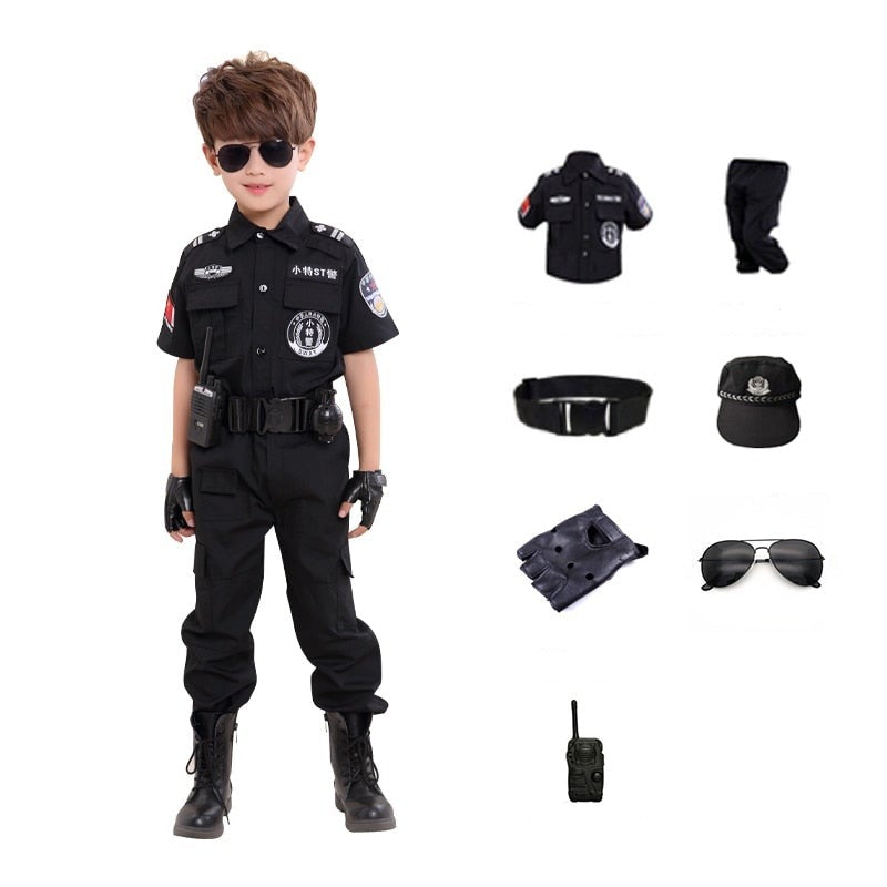 Fantasia Policial Infantil Dias das Crianças