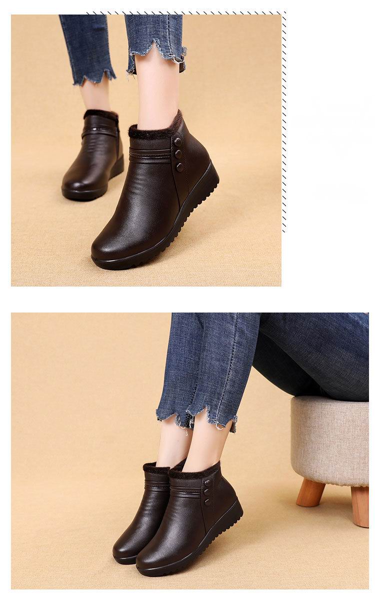 Bota Couro de Inverno Peluciado - Hellena - (Promoção de Inverno 2025)