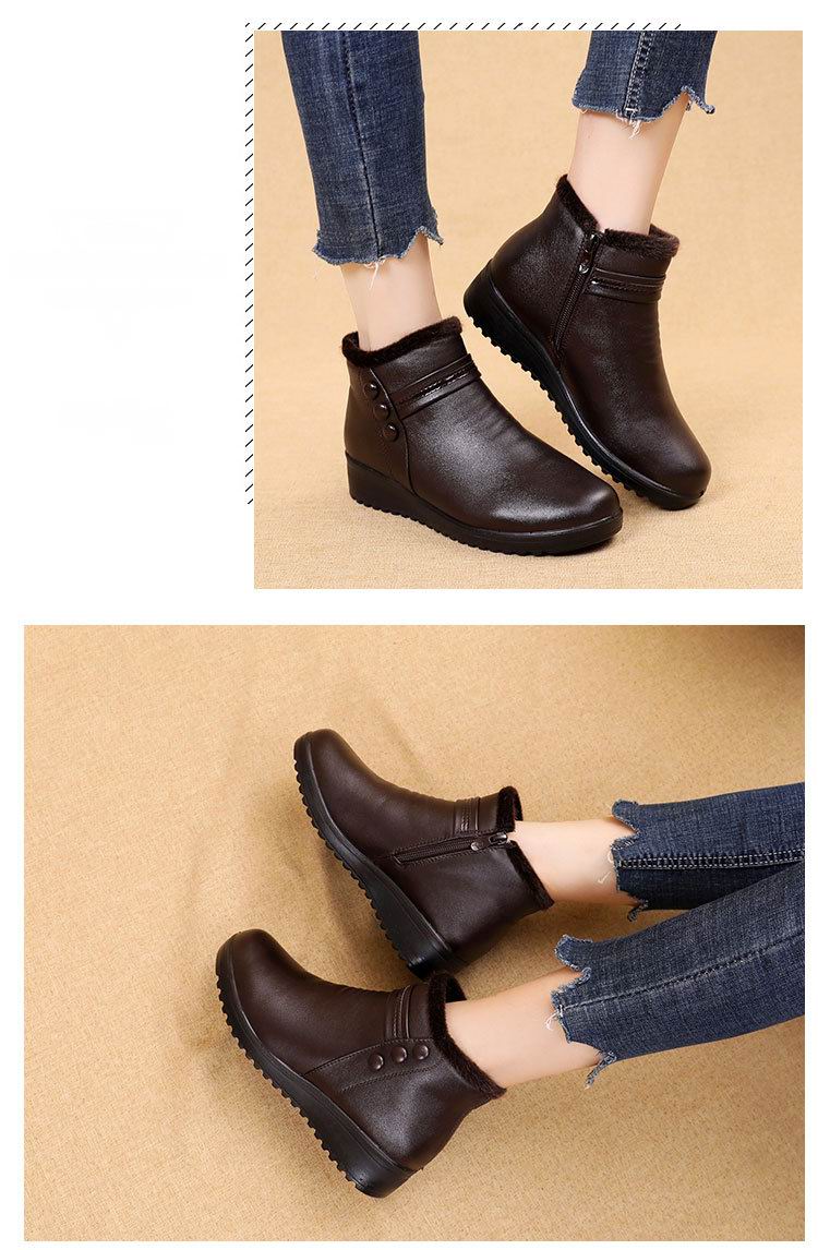 Bota Couro de Inverno Peluciado - Hellena - (Promoção de Inverno 2025)