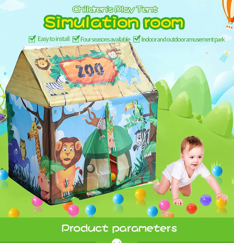 Barraca Tenda Infantil Zoológico