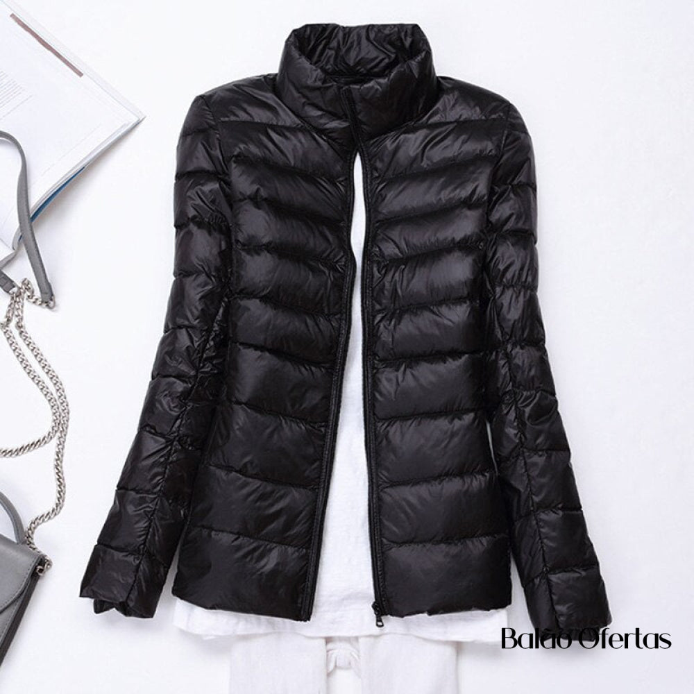 Jaqueta Feminina Charlotte Ultraleve Outono e Inverno