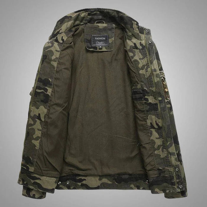 Jaqueta Masculina Camuflada Camo Force - (PROMOÇÃO DE INVERNO 2025)
