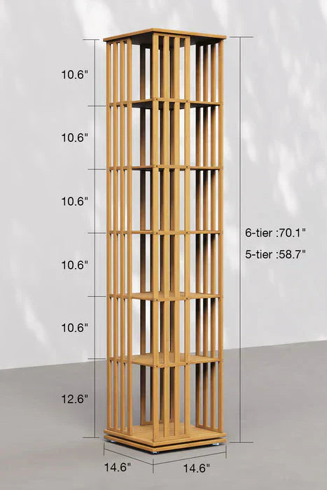 Estante Giratória de 6 Camadas 360° Premium