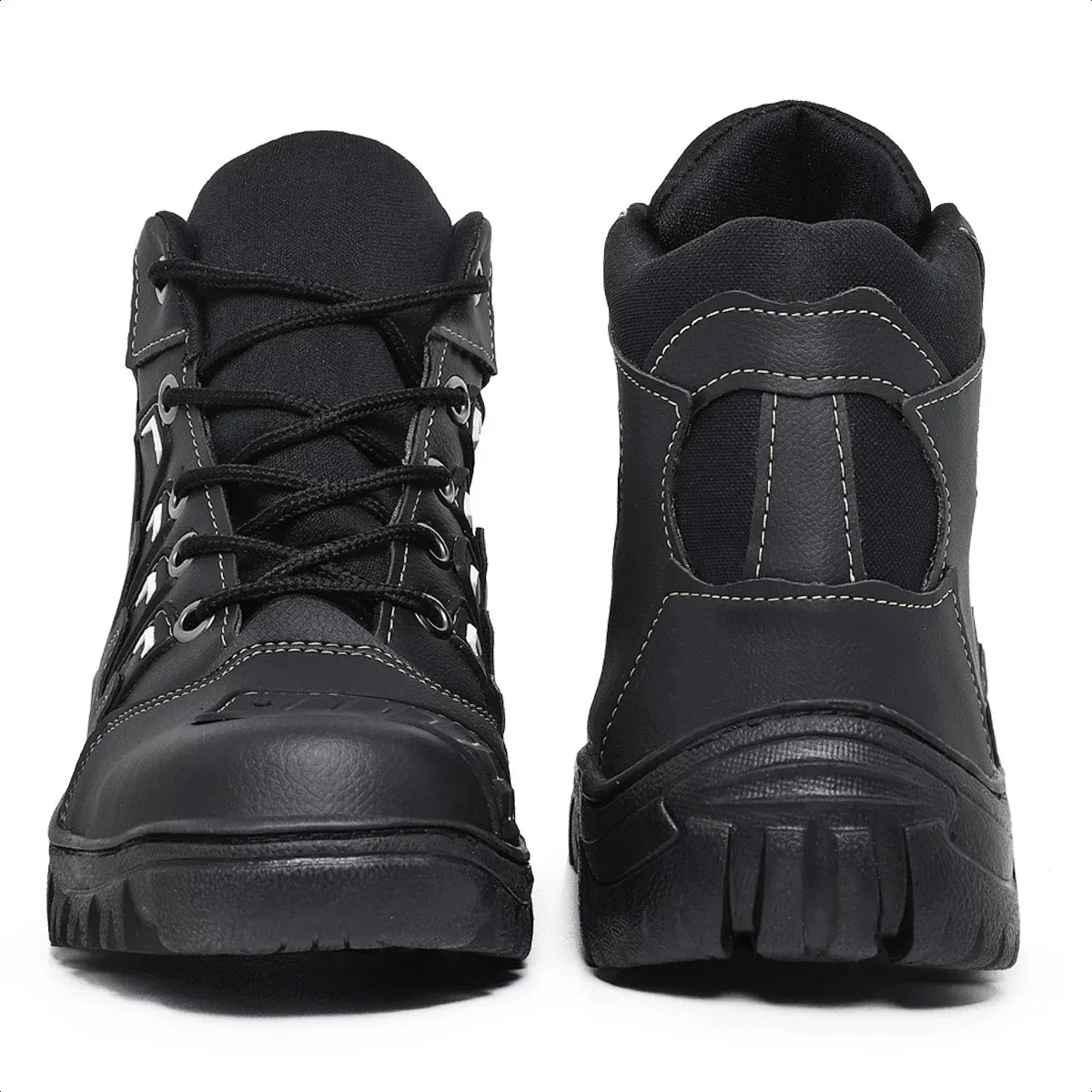 Bota Coturno Masculino Motociclista Militar Cano Médio Tático - (Promoção de Inverno 2025)