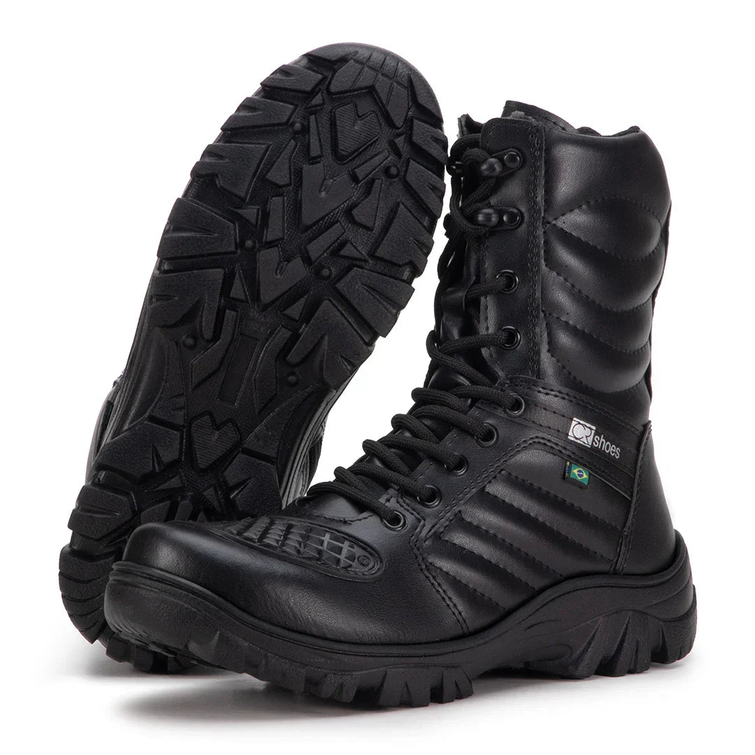 Bota Masculina Militar com Palmilha em Gel - (Promoção de Inverno 2025)