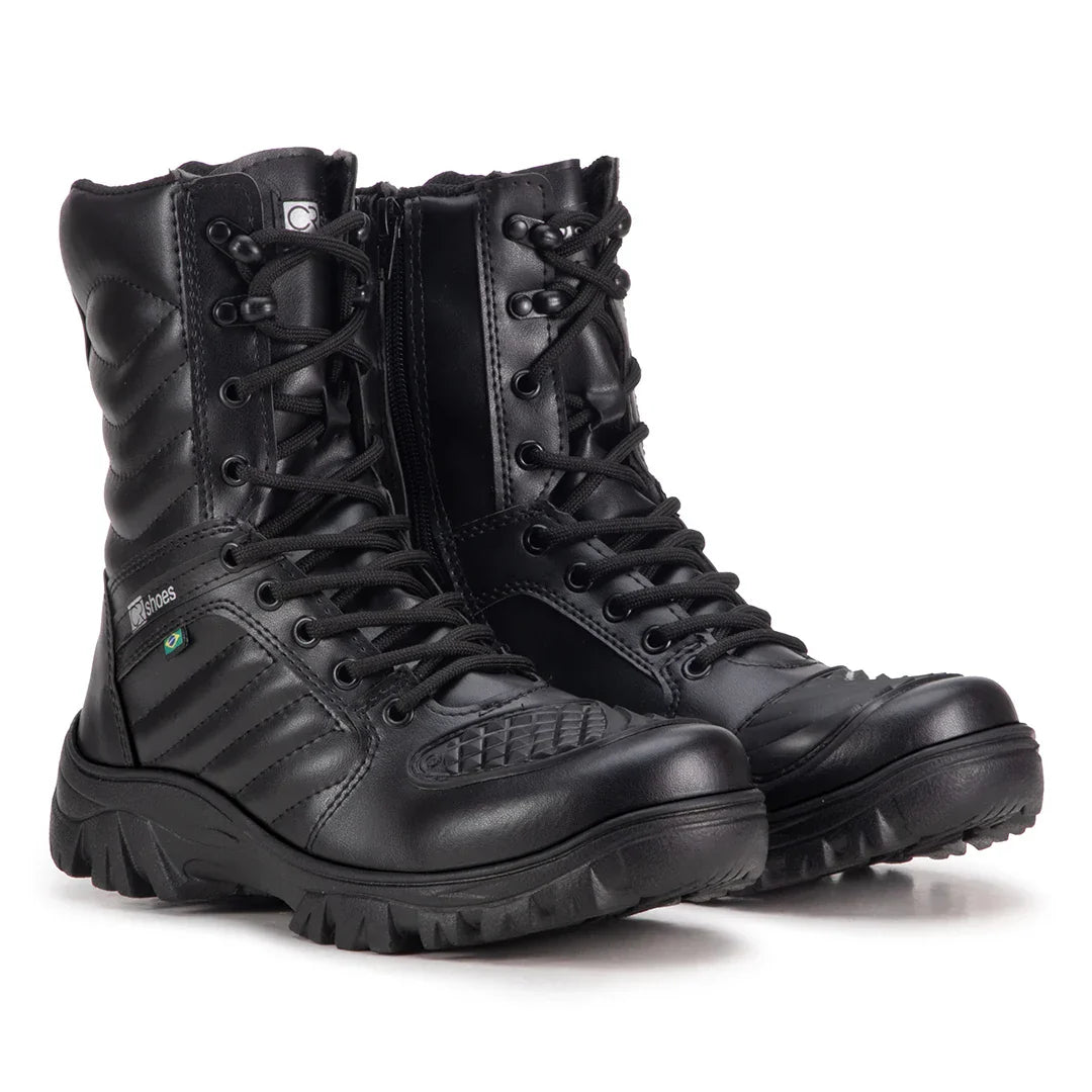 Bota Masculina Militar com Palmilha em Gel - (Promoção de Inverno 2025)