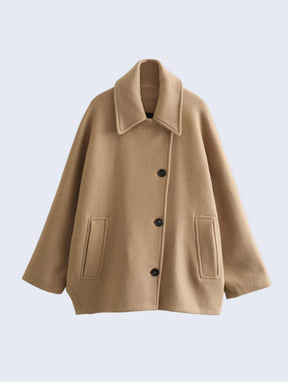 Casaco Oversized com Mangas Estilo Morcego