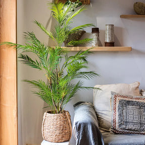 Palmeira Artificial Ramo Planta Tropical para Decoração