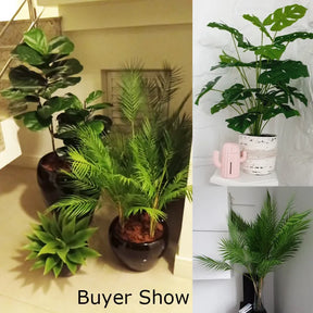 Palmeira Artificial Ramo Planta Tropical para Decoração
