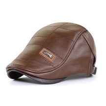 Boina Masculina em Couro Italian