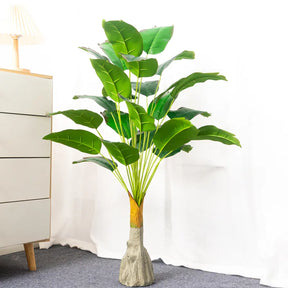 Planta Artificial Folhas de Bananeira