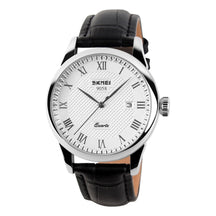 Relógio Masculino de Quartzo com Pulseira em Couro