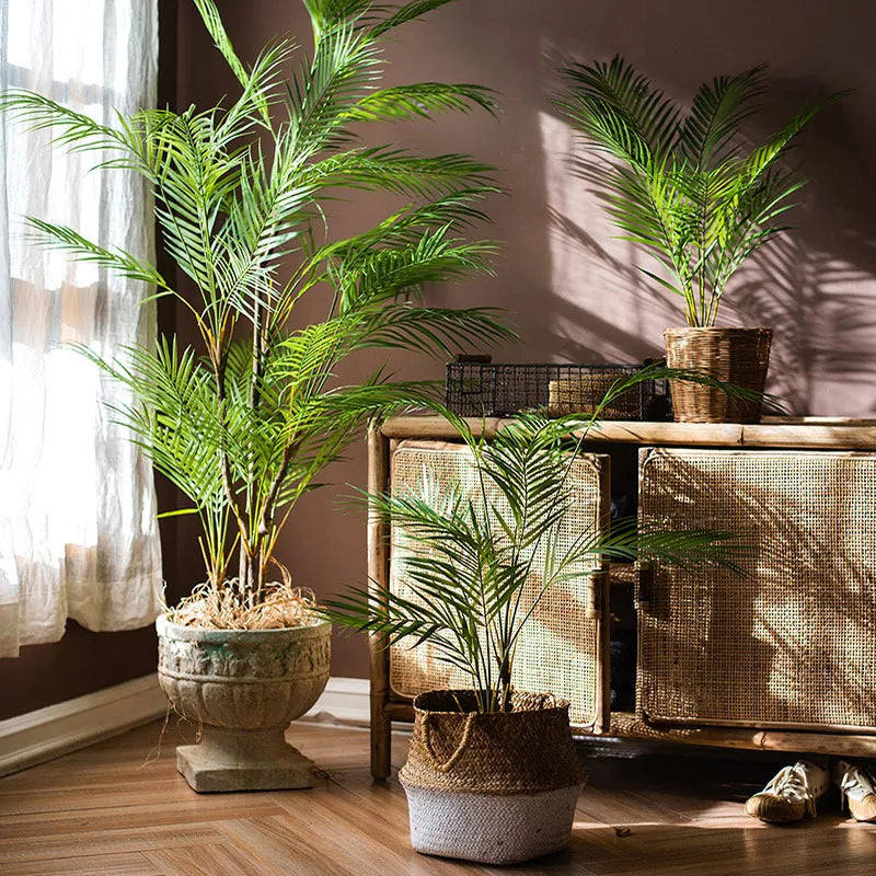 Palmeira Artificial Ramo Planta Tropical para Decoração