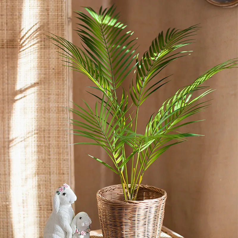 Palmeira Artificial Ramo Planta Tropical para Decoração