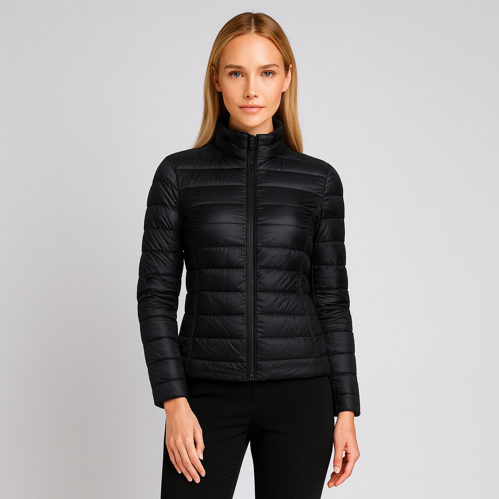 Jaqueta Puffer Feminina Pluma