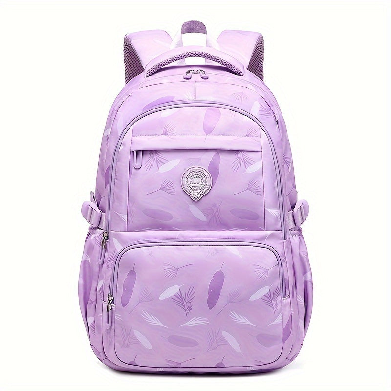 Mochila Escolar Feminina Impermeável Confortável e Espaçosa 36L