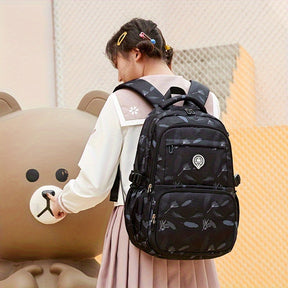 Mochila Escolar Feminina Impermeável Confortável e Espaçosa 36L