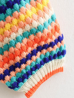 Casaco em Tricot - Arco Íris