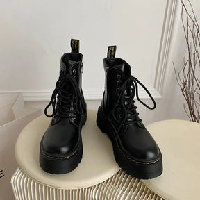 Bota Coturno de Couro Feminina Trend - LP MINDSET