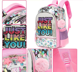 Kit Mochila Lancheira Estojo Escolar Infantil