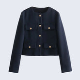 Casaco Casual Tweed
