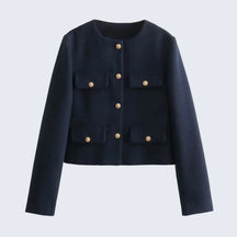 Casaco Casual Tweed
