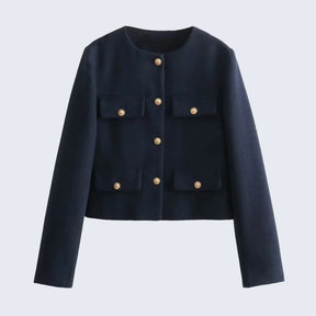 Casaco Casual Tweed