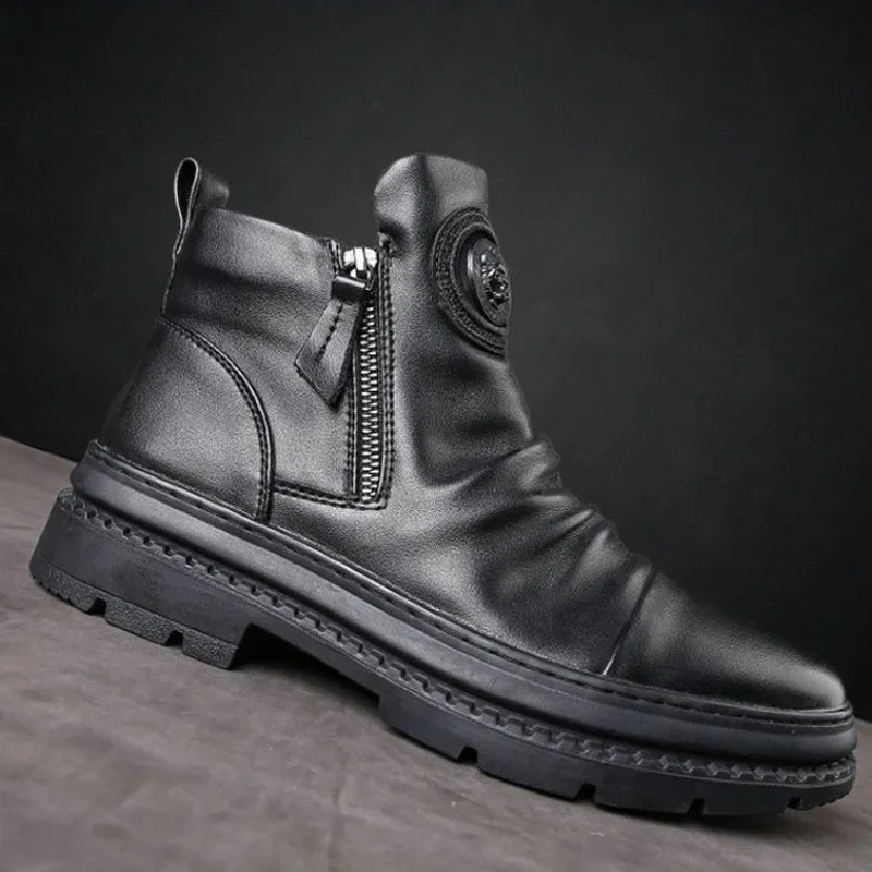 Bota Masculina Para Inverno Impermeável Antiderrapante