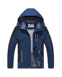 Jaqueta Masculina Impermeável para Trilha e Pesca com Proteção Contra Vento - (Promoção de Inverno 2025)