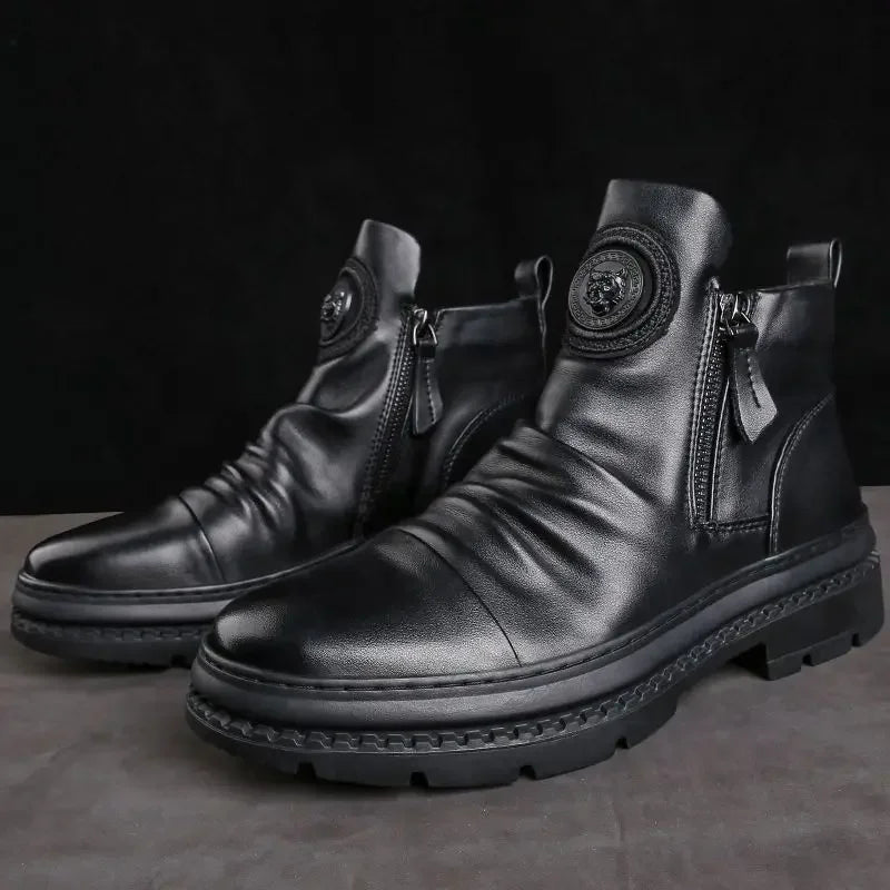 Bota Masculina Para Inverno Impermeável Antiderrapante