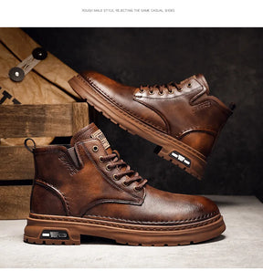 Bota Ironman Masculina de Couro