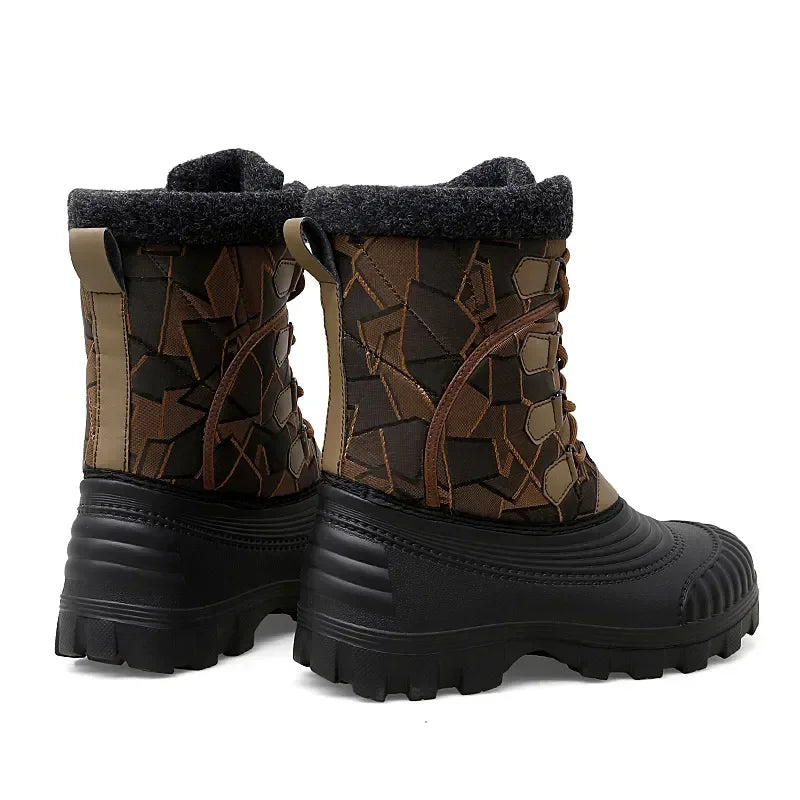Bota Masculina Camuflada Impermeável (Promoção de Inverno 2025)