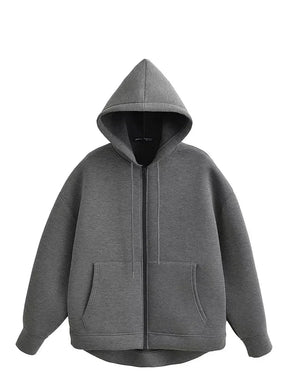 Casaco Feminino com Capuz e Bolsos Oversized - (Promoção de Inverno 2025)