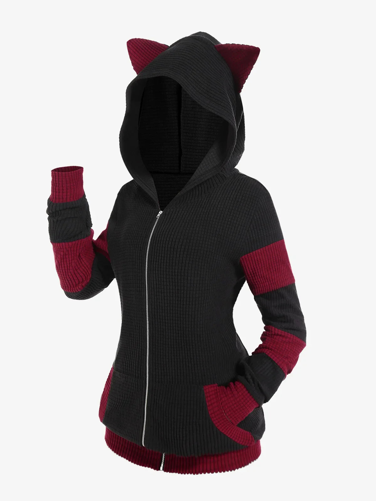 Casaco Feminino Para Inverno Capuz com Orelhinhas - (Promoção de Inverno 2025)