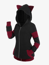 Casaco Feminino Para Inverno Capuz com Orelhinhas - (Promoção de Inverno 2025)