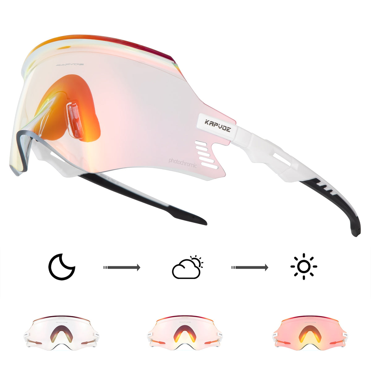 Oculos Ciclismo Com Lente Fotocromática