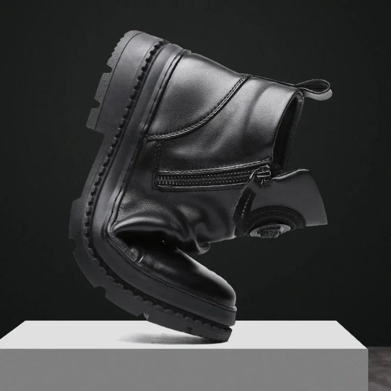 Bota Masculina Cano Alto com Zíper Lateral - (Promoção de Inverno 2025)