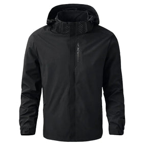 Jaqueta Masculina Impermeável Leve com Capuz para Trilhas e Escaladas - (Promoção de Inverno 2025)