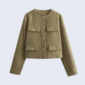 Casaco Casual Tweed