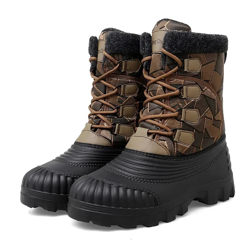 Bota Masculina Camuflada Impermeável (Promoção de Inverno 2025)