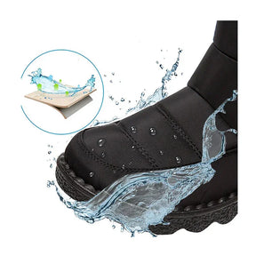 Bota Feminina Estilo Coreano com Cano Curto