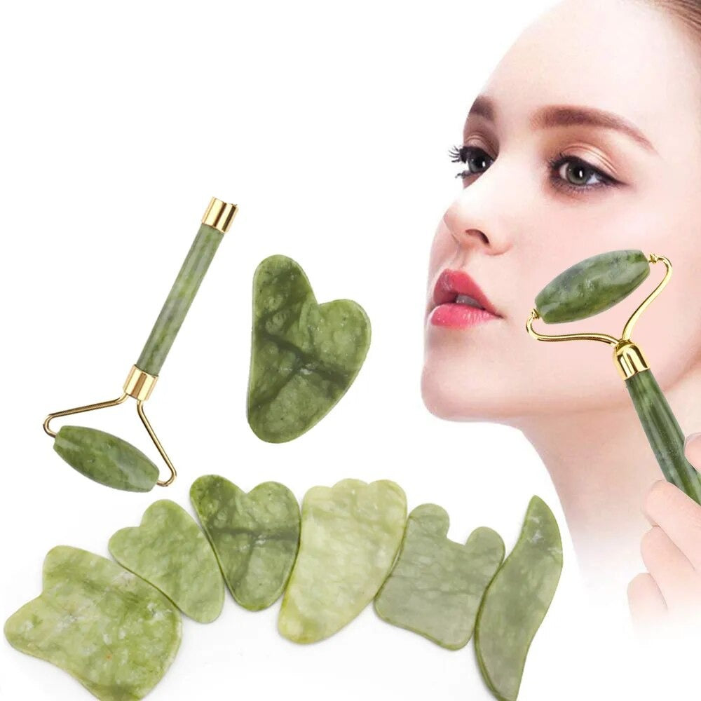 Kit Gua Sha Massageador Anti Rugas