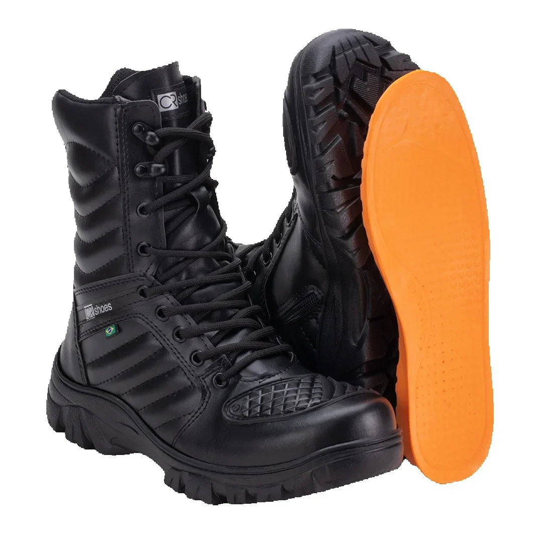 Bota Masculina Militar com Palmilha em Gel - (Promoção de Inverno 2025)