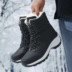 Bota Feminina com Plataforma Impermeável Antiderrapante - (Promoção de Inverno 2025)