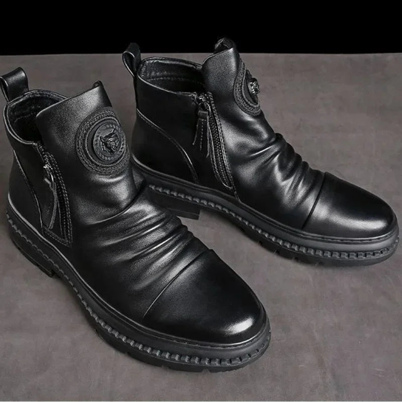 Bota Masculina Para Inverno Impermeável Antiderrapante