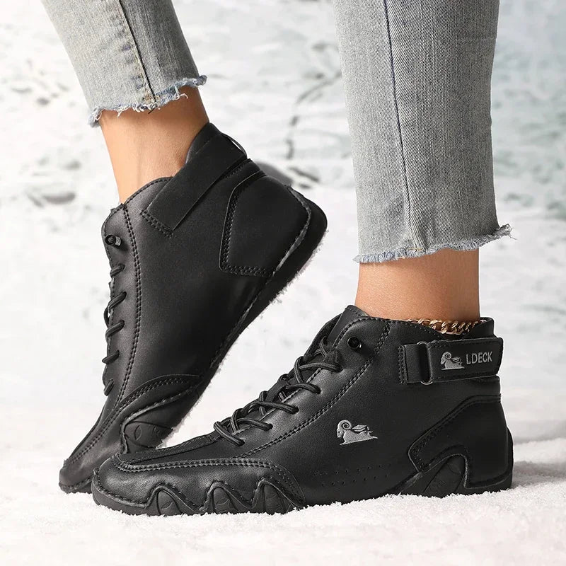 Bota Feminina Retrô Design Trendy Antiderrapante - (Promoção de Inverno 2025)
