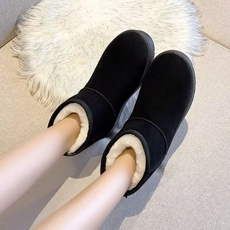 Bota Feminina Para Inverno Plataforma Antiderrapante Impermeável (Promoção de Inverno 2025)