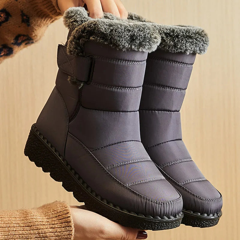 Bota Feminina Para Inverno Impermeável Salto Baixo - (Promoção de Inverno 2025)