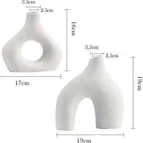 Vasos Cerâmica Boho Minimalista