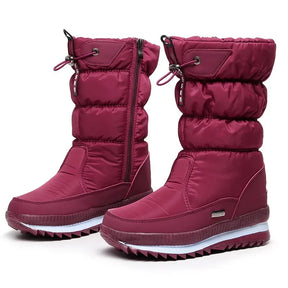 Bota Feminina Para Inverno Meio-Cano Impermeável (Promoção de Inverno 2025)